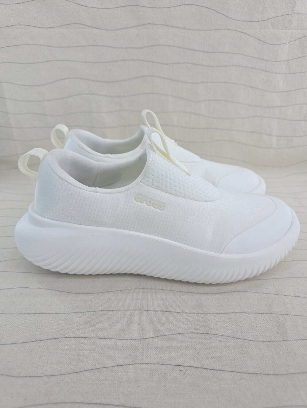 Crocs Unisex Mellow Ease Tripple White Casual Sneakers Shoes 210500 Sz 8 M/10 W